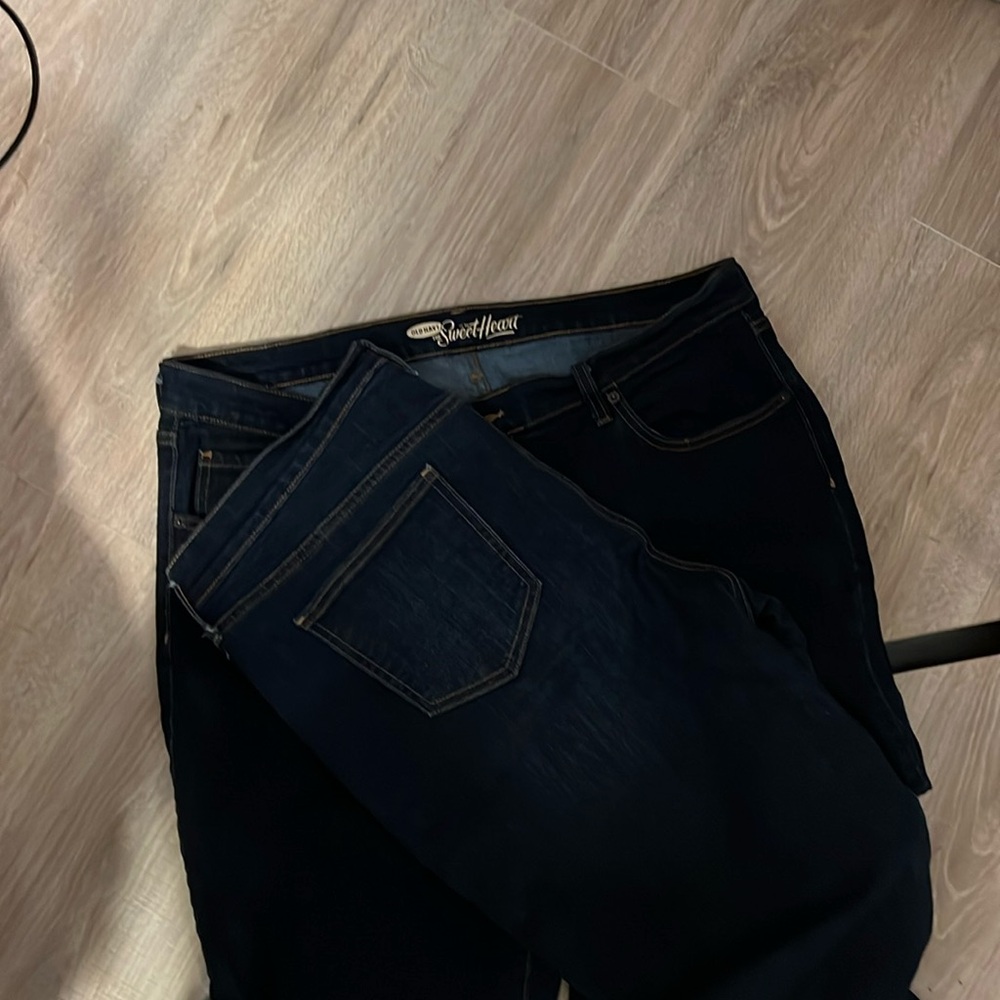 Old Navy dark denim jeans size 16 2 for the price of one